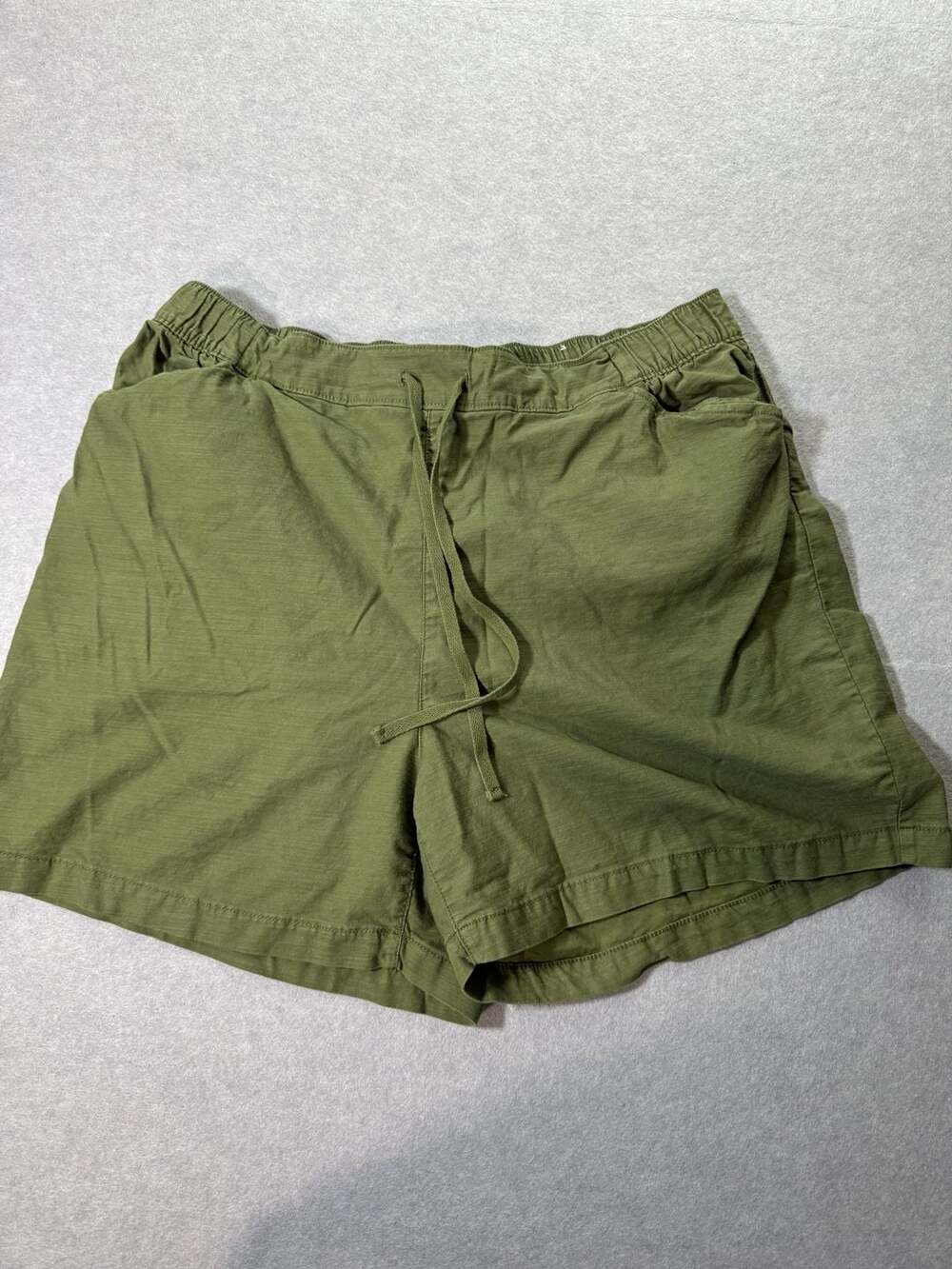 Lane Bryant Green Drawstring Pull-On Shorts Size 18/20
